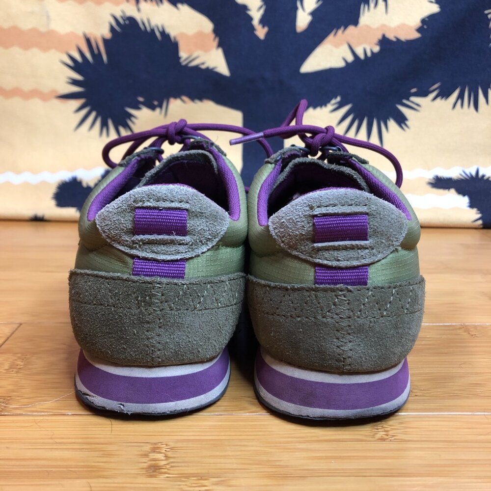 Teva Women's 84's Highside Vintage Style Size 9 Shoes Olive Green Purple Trail - Picture 2 of 7